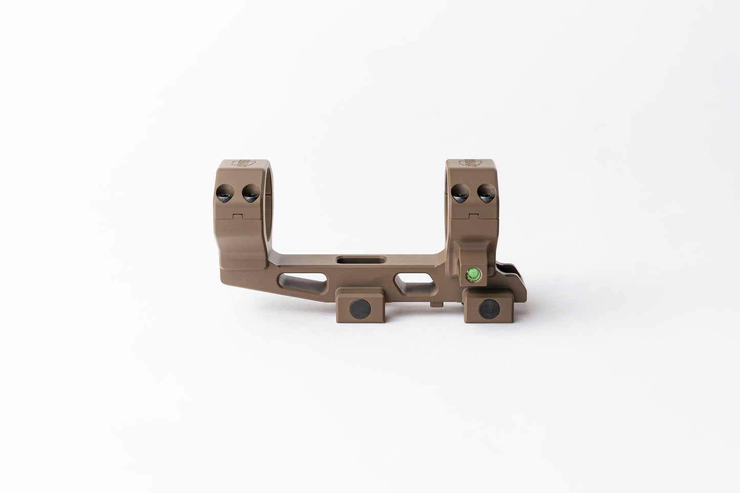 Bravo Series Precision Cantilever, FDE cerakote with integrated co-linear bubble level